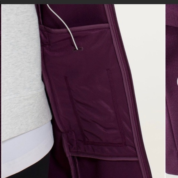 Lululemon: Plum City Softshell Tweed Knee Length Coat Size 4 - Picture 3 of 7